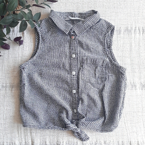 H&M sleeveless collared blouse size 8-9 years